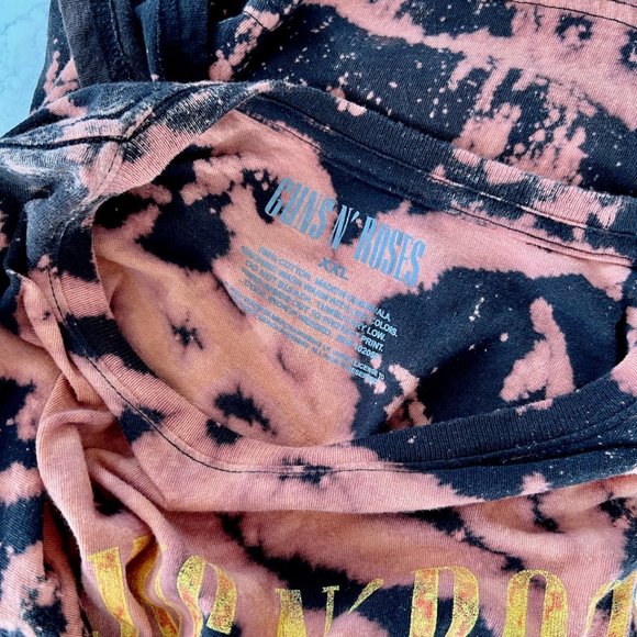 Upcycled ✨Guns n’ Roses Oversized Retro Graphic Tee | XXL | Black - Picture 8 of 8